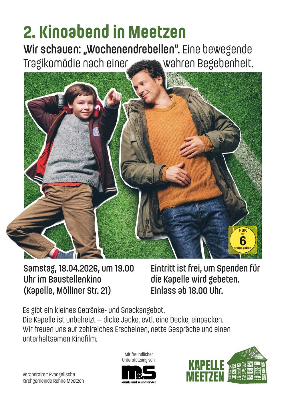 Poster: Wochenendrebellen – 2. Kinoabend